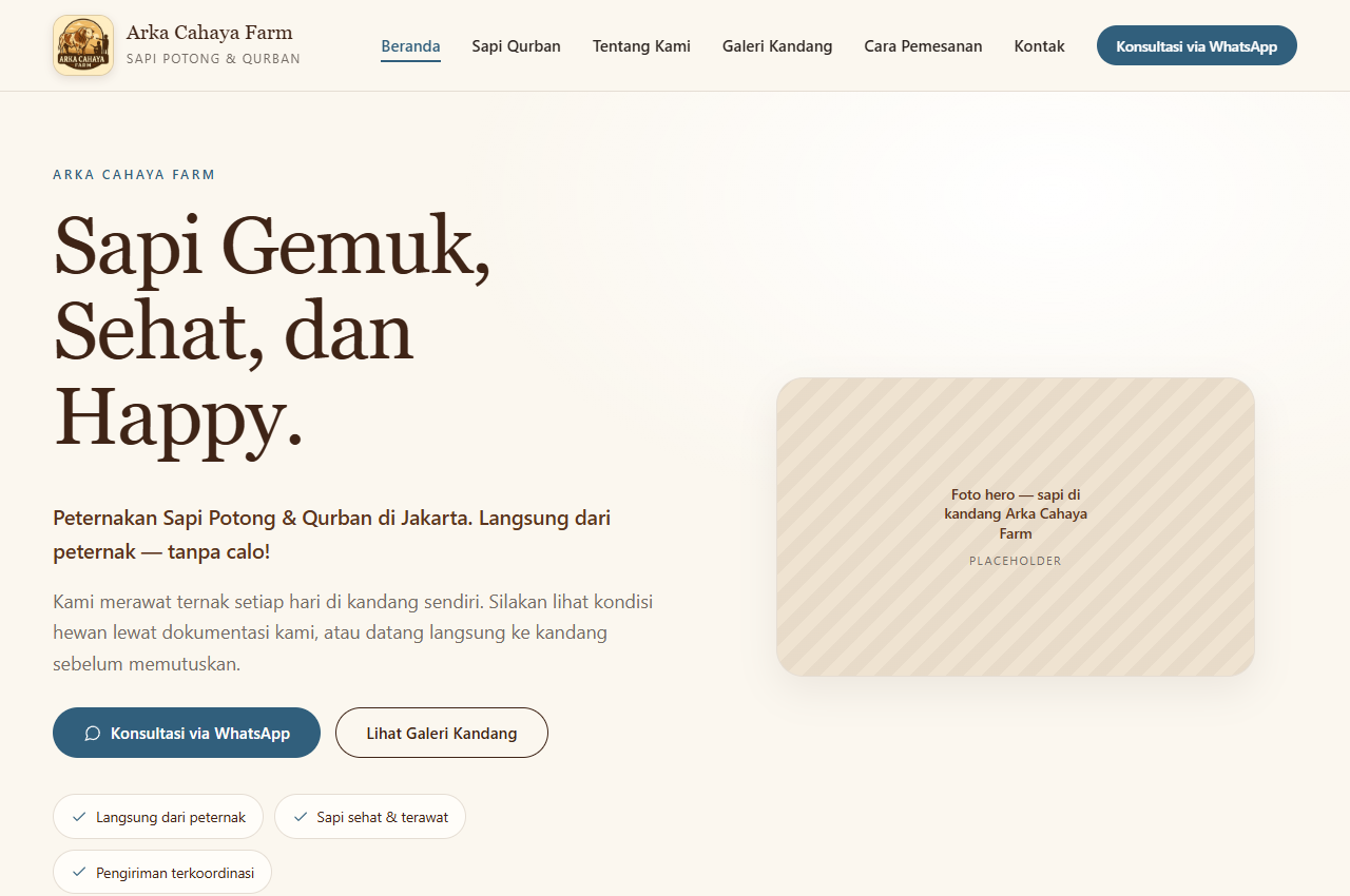 Thumbnail Preview Desain 1 Arka Cahaya Farm